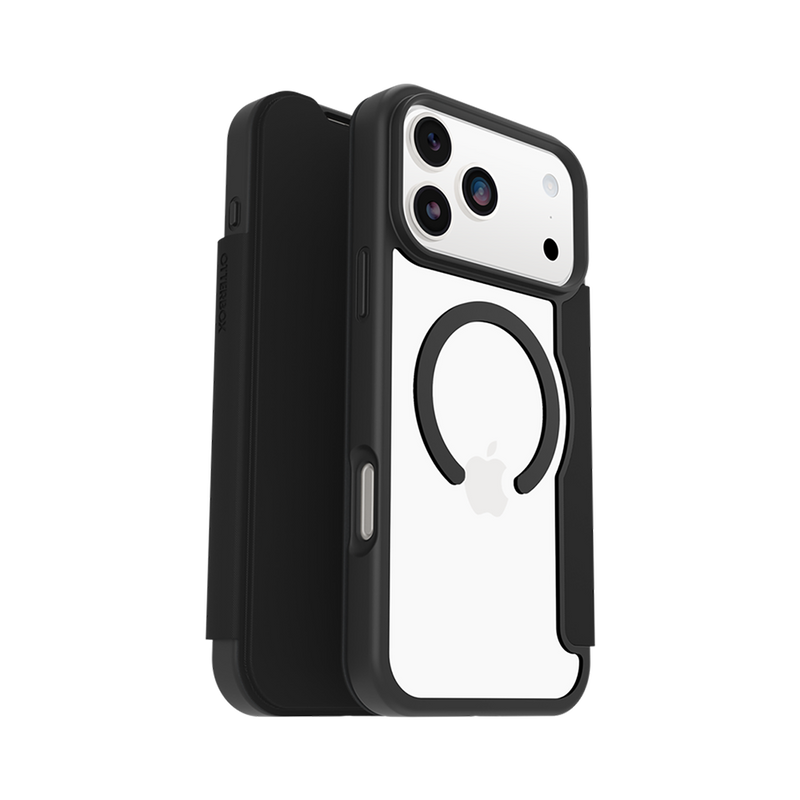 OtterBox React Folio case with Magnets iPhone 17 Pro Max - Black Crystal