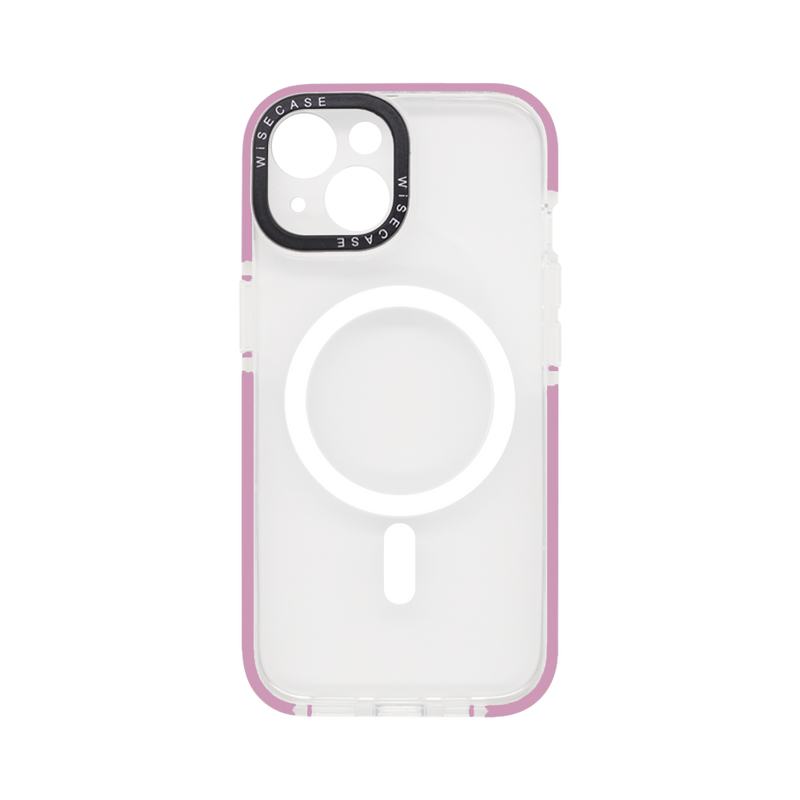 Wisecase iPhone 15 Impact Magsafe Pink