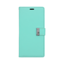 Wisecase iPhone 15 Pro Max Pocket Diary Wallet Cyan
