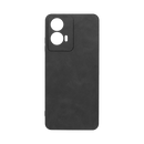 Wisecase Moto G04/G24 PU Protective Cover Black