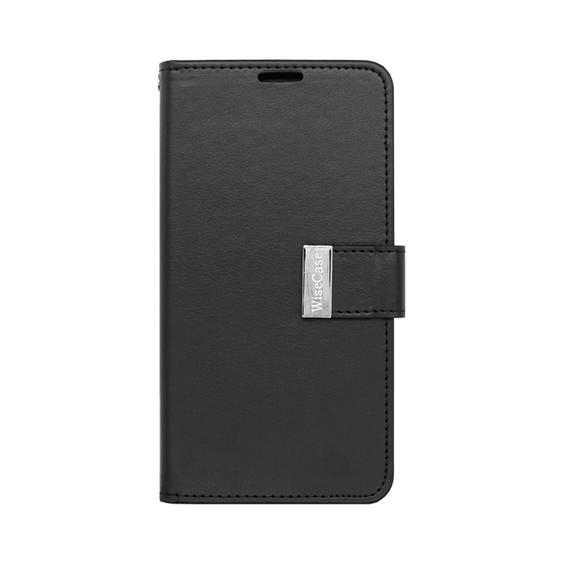 Wisecase iPhone 17 Pocket Diary Wallet - Black