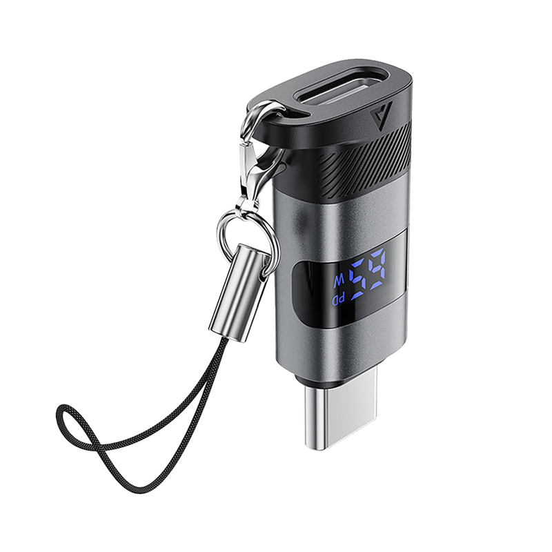 Acefast J9 USB-C to USB-C Digital Display Adapter Metal Gray