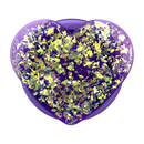 Popsnap Magnetic Phone Grip&Stand Iridescent Confetti Dreamy Heart Purple