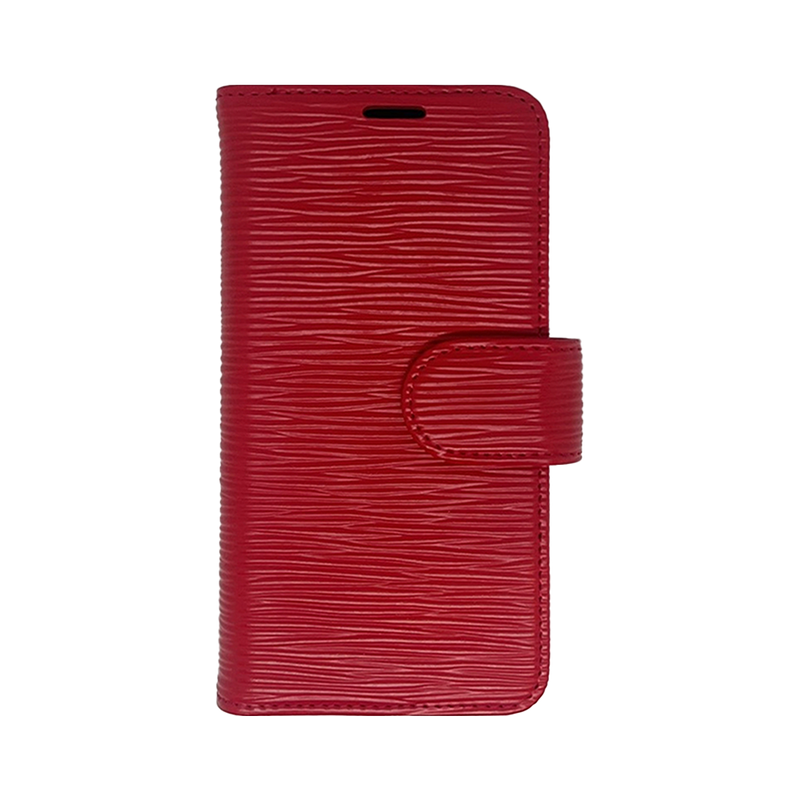 Wisecase Samsung Galaxy S24+ Deluxe Wallet Folio Red