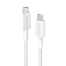 Anker 322 USB-C to USB-C Cable - White (3ft Braided) 90CM