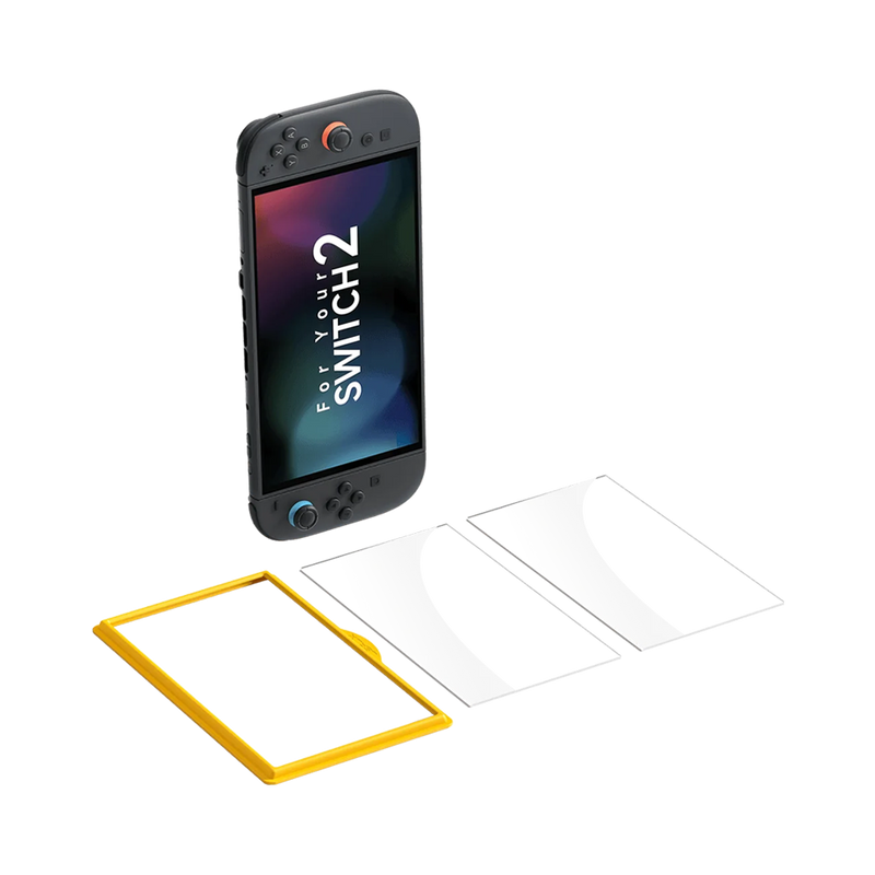 JSAUX HD Tempered Glass Screen Protector for Switch 2（2 PACK)