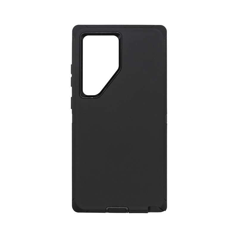 Wisecase Samsung Galaxy S24 Ultrra Bulwark Pro Case Black+Black