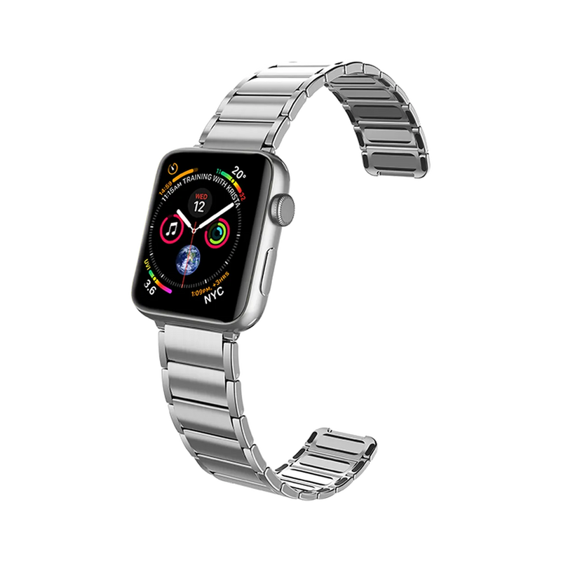 X-doria Classic band for Apple Watch 42/44/45mm - Silver