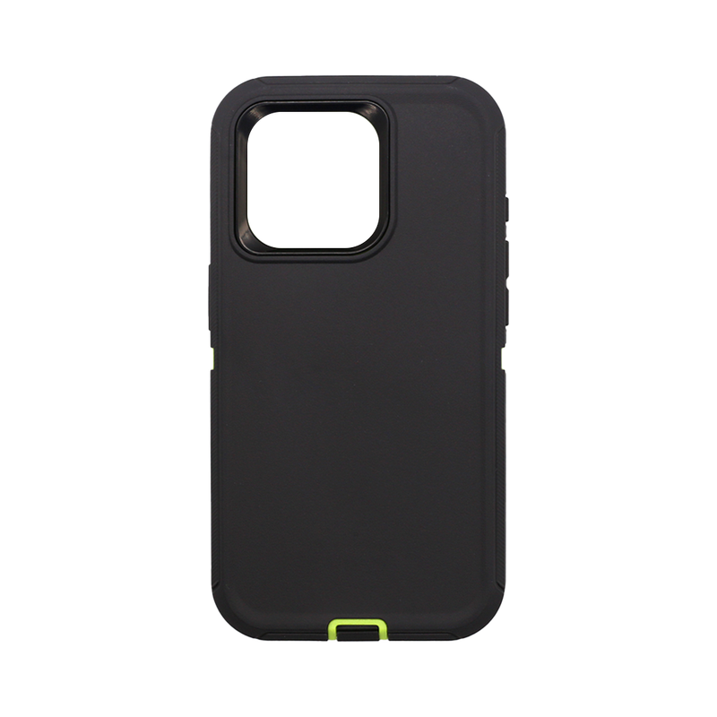 Wisecase iPhone 15 Pro Toughbox Black+Green