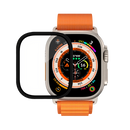 Doormoon Apple Watch Ultra 49mm Protective glass with Aluminium Frame Black