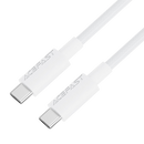 Acefast C18-03 USB-C to USB-C Braid Charging Data Cable White