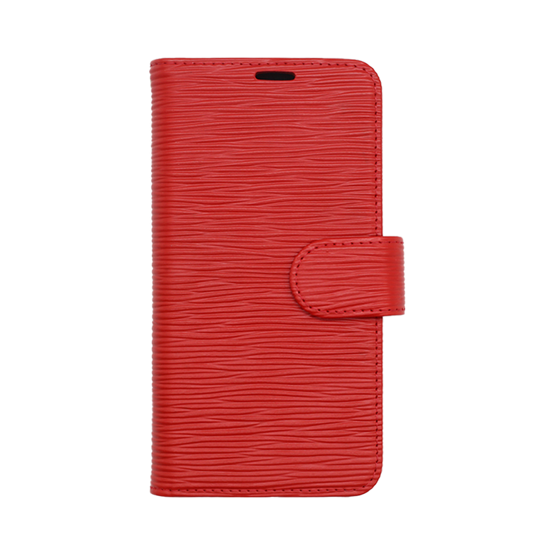 Wisecase Samsung Galaxy S25 Plus Deluxe Wallet Folio Red