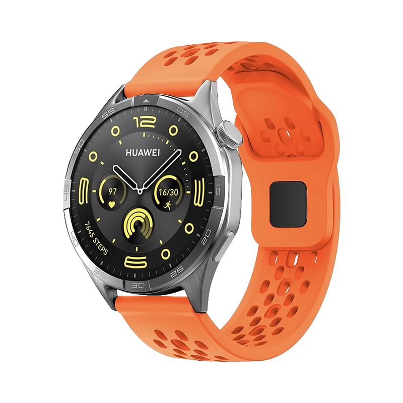 Machino MC-SM002 Silicone Watch Strap for Galaxy Watch 7 40/44mm Orange