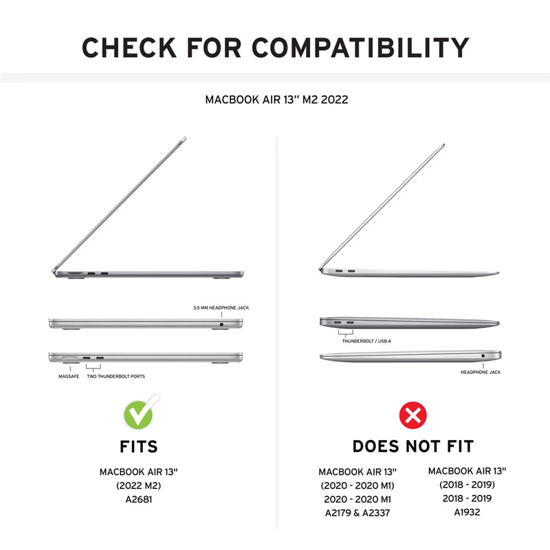 UAG Plyo Case for Macbook Air 13 M2 2022 - Ice