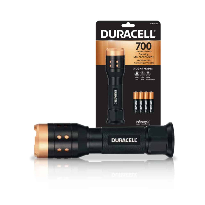 Duracell 700 Lumens LED Flashlight W/Zoom Focusing