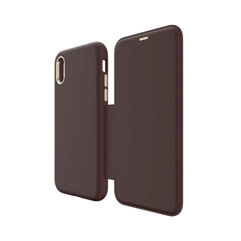 EFM Monaco Case for iPhone X/Xs Mulberry Gold