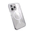 Speck Presidio Perfect-Clear with Grips Compatible with Magsafe for iPhone 13 Pro Clear