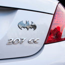 FAN EMBLEMS BATMAN 1989 BATWING 3D CAR BADGE (BLACK CHROME)