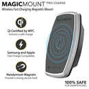 SCOSCHE MagicMount Pro - Wireless Charging Magnetic CD Mount