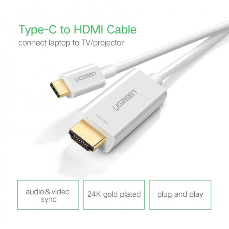 UGreen USB-C to HDMI Cable 1.5M White