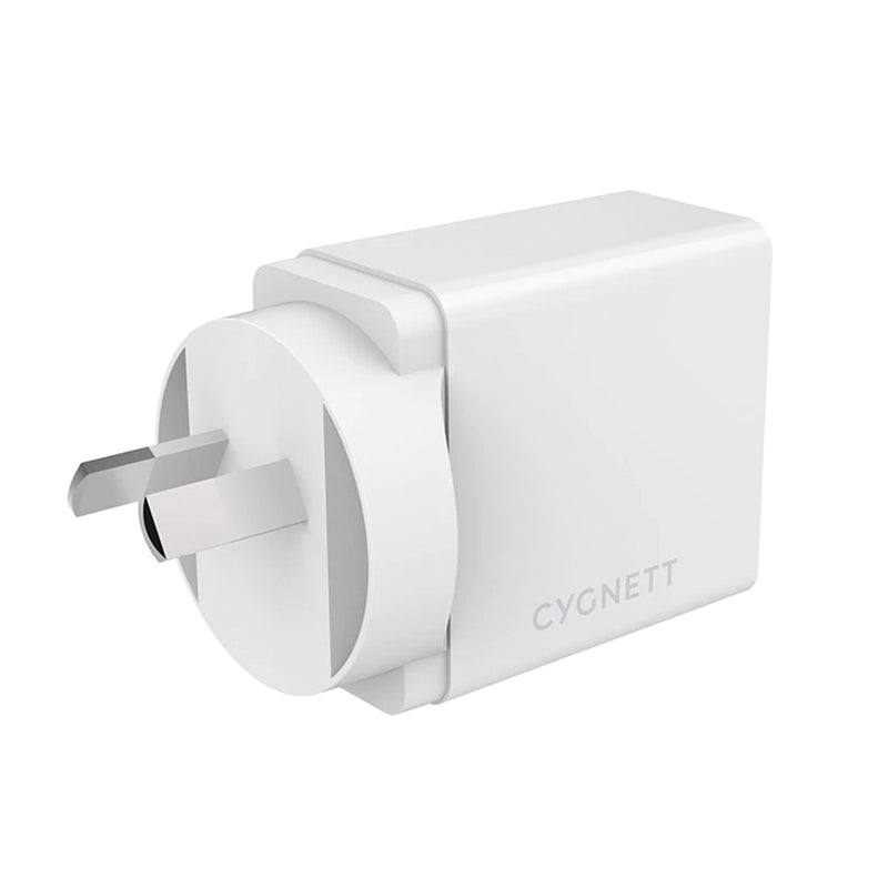 Cygnett 12W Wall Charger + Lightning to USB-A Cable White