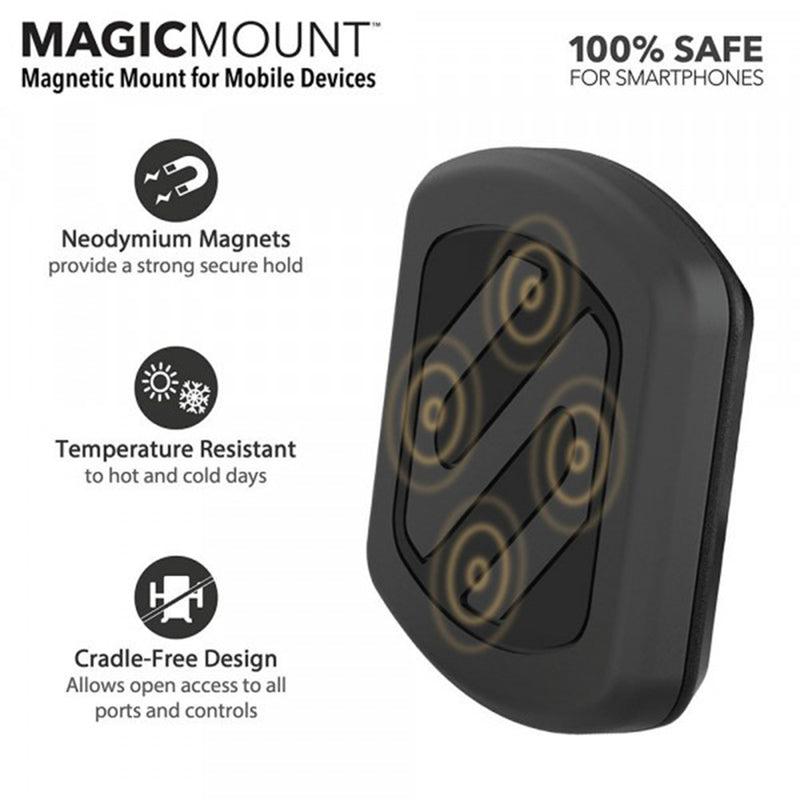 SCOSCHE MagicMount PowerHub with Two USB Charging Ports and 12V Power Sockets