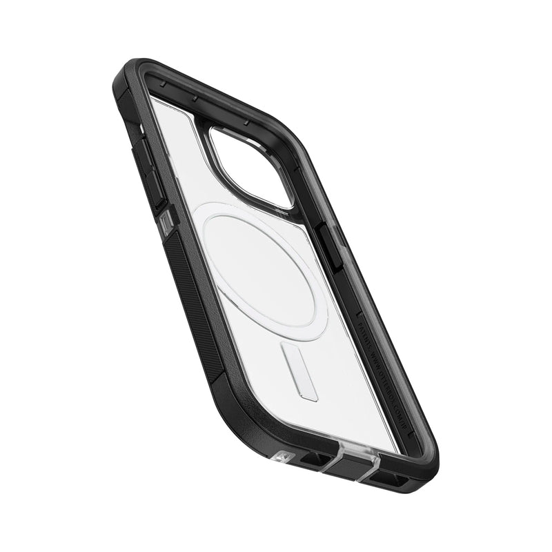 Otterbox Defender XT Clear MagSafe Case For iPhone 13 6.1/iPhone 14 6.1 - Black Crystal