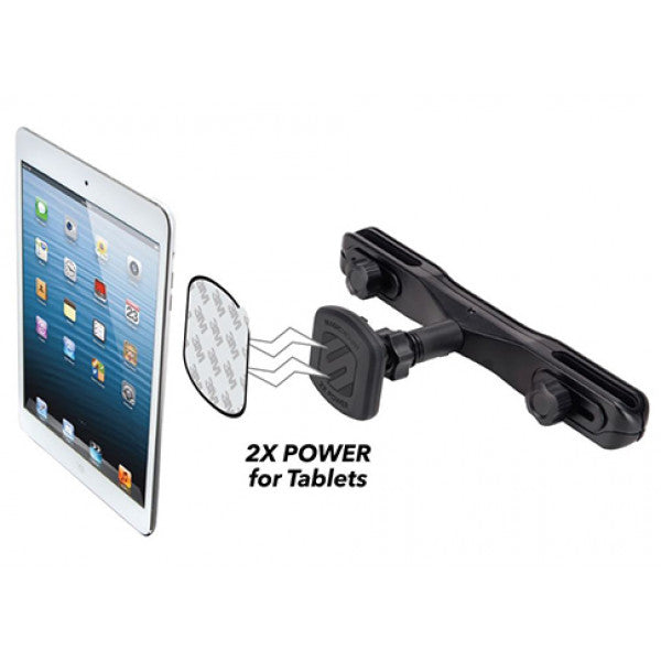 SCOSCHE Magnetic Rear Seat Headrest Mount for all iPads & Tablets