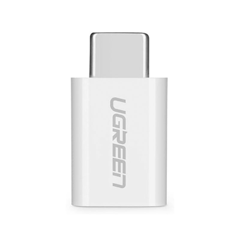 UGREEN USB 3.1 Type C to Micro USB Adapter 2.0 OTG Converter Data Adapter Male to Female White