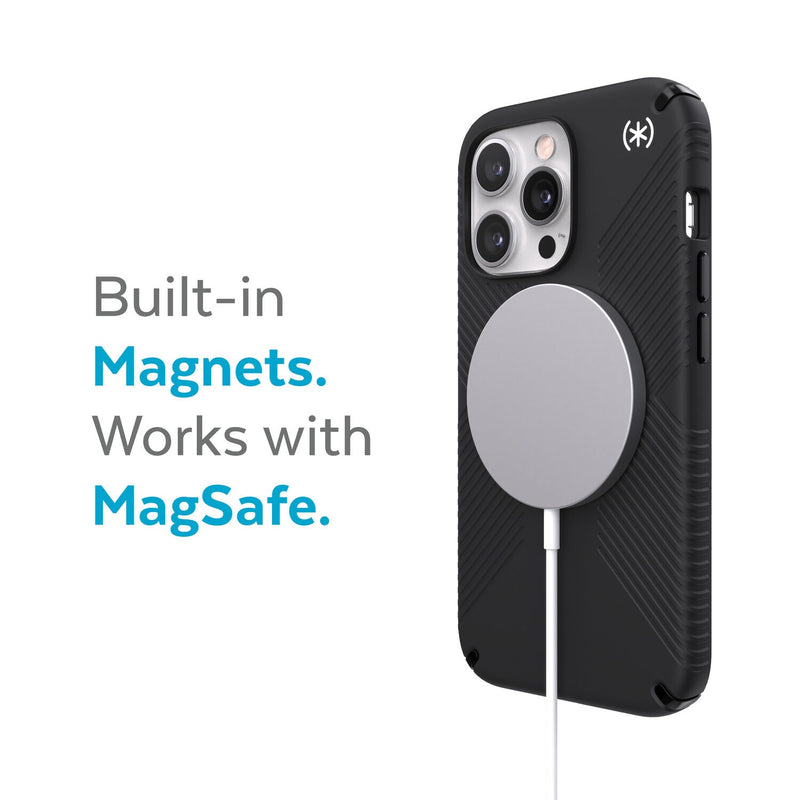 Speck Grip + Magsafe Black Case for iPhone 13 Pro 6.1 Black
