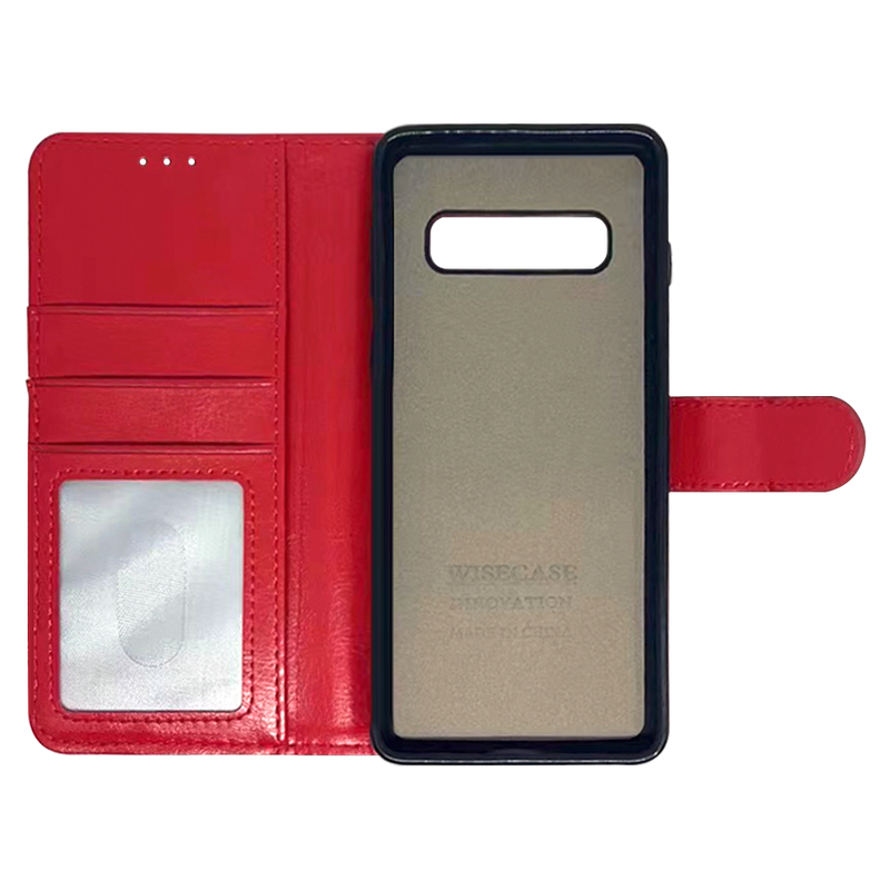 Samsung Galaxy S10 Master Glossy Leather Look Wallet