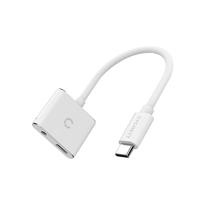 Cygnett Essential USB-C Audio + PD Charge Adapter