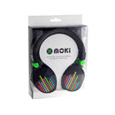 Moki Poppers DJ Style On-Ear Headphones Levels Black