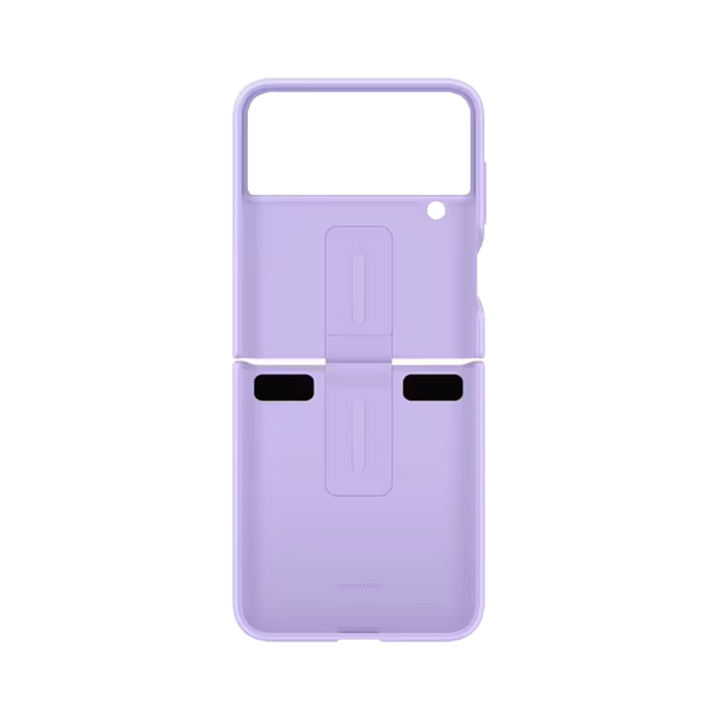 Samsung Silicon Cover with Ring for Galaxy Z Flip4 Bora Purple