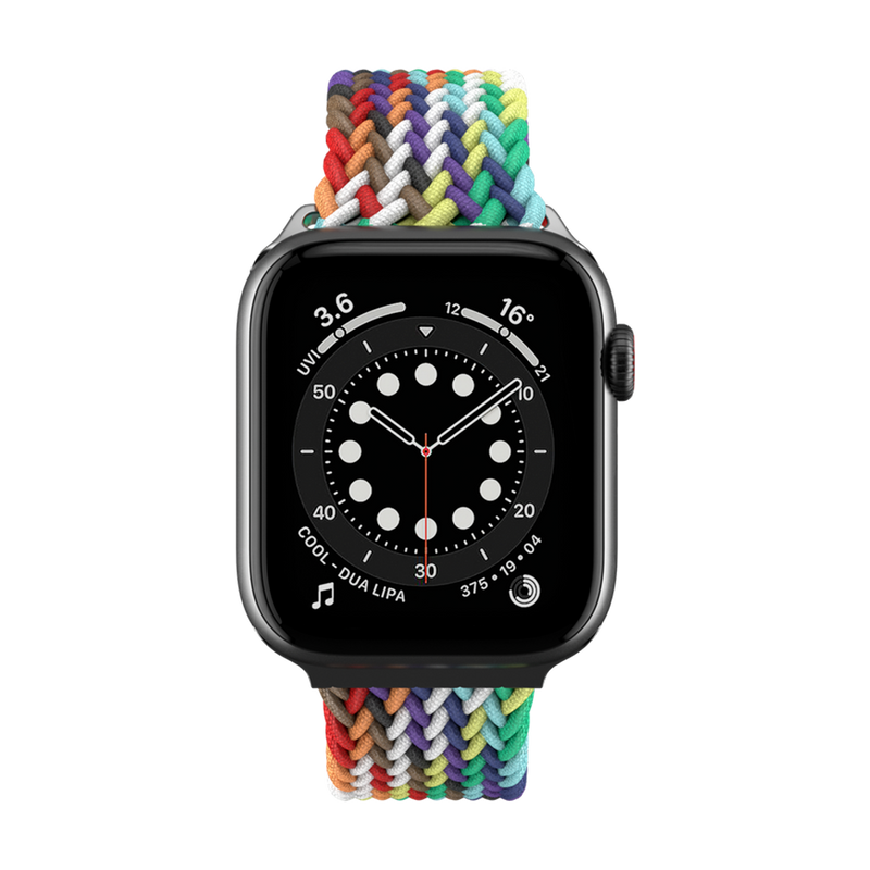 SwithEasy Candy Braided Nylon Loop for Apple Watch 42/44/45mm - Rainbow