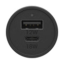 OtterBox Dual Port Car Charger USB-C/USB-A, Fast Charge