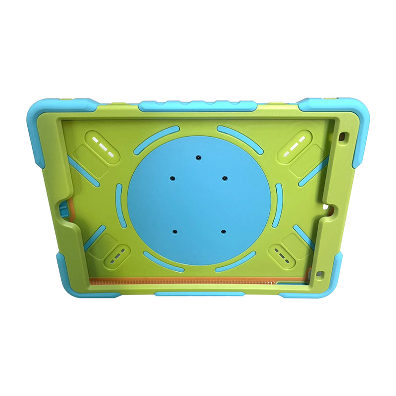 Pepk iPad8/9 10.2 Rugged case for Kids Blue+Green