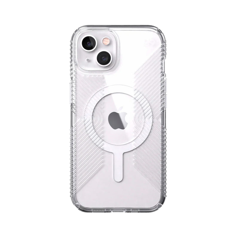 Speck iPhone 13 Perfect Clear Grip + Magsafe Case Clear