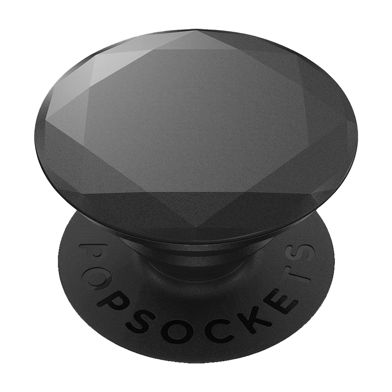 Popsockets PopGrip Universal Grip Holder - Black Metallic Diamond