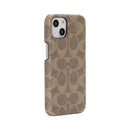 Coach Sllim Wrap Case for iPhone 13 Pro- Signature C Khaki