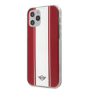 MINI HC PC/TPU Horiz Stripes Red iPhone 12/12 Pro