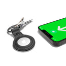 Cygnett STYLETRACK Genuine Leather AirTag Case- Black