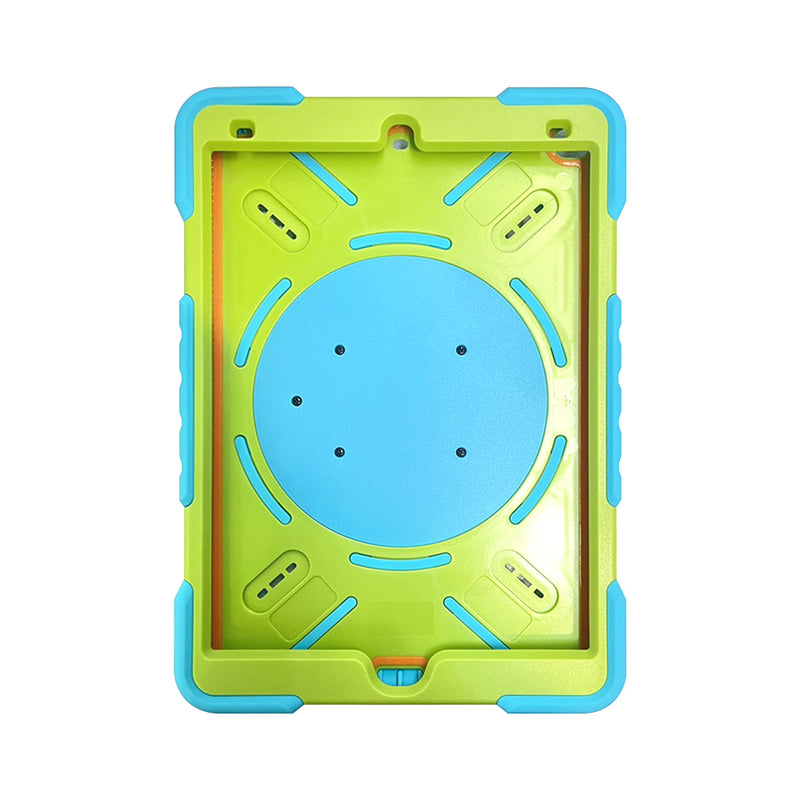Pepk iPad8/9 10.2 Rugged case for Kids Blue+Green
