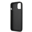 BMW M HC PU Carbon for iPhone 13 Tricolor Line Black