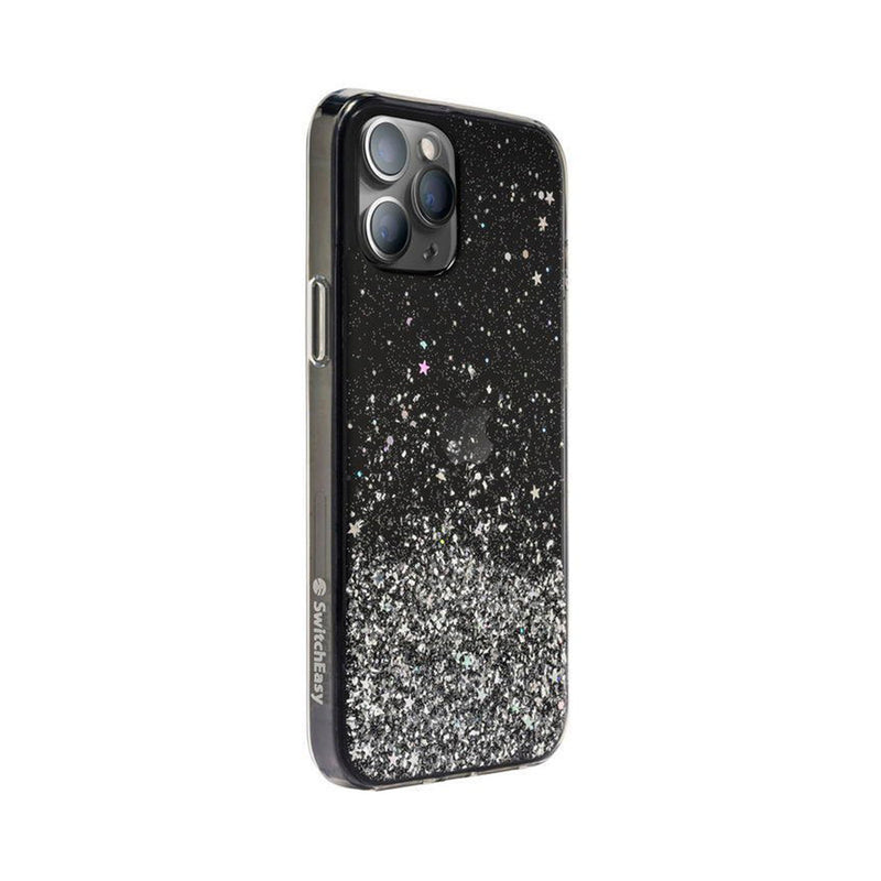SwitchEasy Starfield Case for iPhone 12/12 Pro Transparent Black