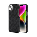 Coach Slim Wrap Case for iPhone 14 Plus Signature C Black