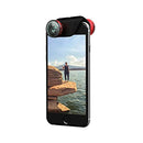 Olloclip 4-In-1 Lens for iPhone 6/6S/6 Plus/6S Plus - Red Lens, Black Clip