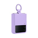 Samsung Silicon Cover with Ring for Galaxy Z Flip4 Bora Purple