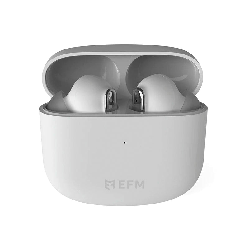 EFM TWS Detroit Earbuds With Wireless Charging White