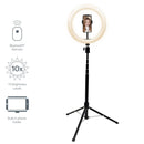 Cygnett V-PRO 10" Ring Light with Tripod and Bluetooth Remote